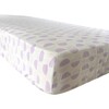 Organic Blockprint Crib Sheet, Reflections - Crib Sheets - 2