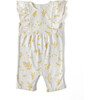 Botanica Sleeveless Romper, Marigold - Rompers - 1 - thumbnail