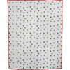 Radish Field Quilt, White/Red/Green - Quilts - 1 - thumbnail