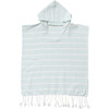 Bondi Organic Cotton Kids Poncho, Seaside Blue - Cover-Ups - 1 - thumbnail