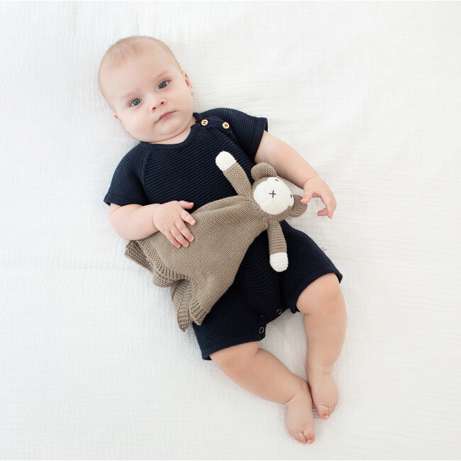 Organic Cotton Monkey Lovey - Blankets - 2