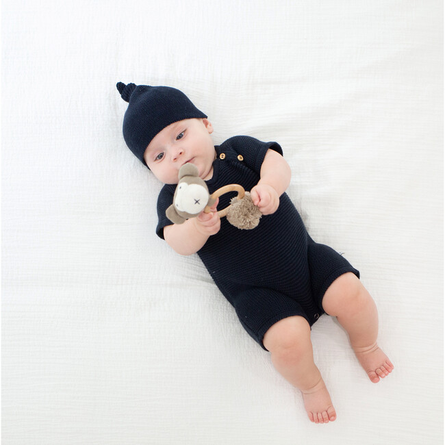 Organic Cotton Monkey Rattle - Rattles - 3