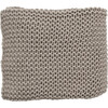 Organic Cotton Comfy Knit Baby Blanket, Grey - Blankets - 1 - thumbnail