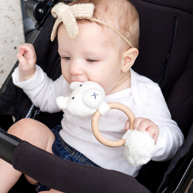 Organic Cotton Bear Rattle - Rattles - 4
