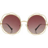 Sienna, Shiny Gold - Sunglasses - 1 - thumbnail