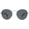 Parker, Brushed Silver - Sunglasses - 1 - thumbnail