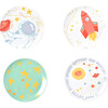 Set of 4 Melamine Plates, Outer Space - Tabletop - 1 - thumbnail