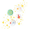 Set of 4 Melamine Plates, Outer Space - Tabletop - 2