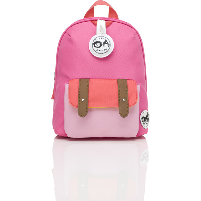 Mini Backpack, Hot Pink Colorblock - Zip & Zoe Bags | Maisonette