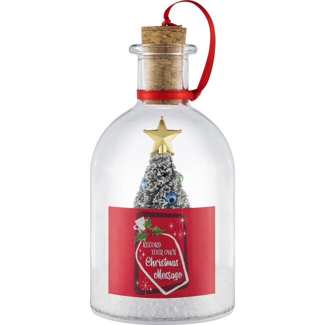 Christmas Message In A Bottle, Silver - Accents - 2