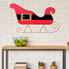 Indoor/Outdoor Santa Belt Sleigh - Outdoor Decor - 2
