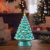 18" Nostalgic Chritsmas Tree, Teal - Accents - 2