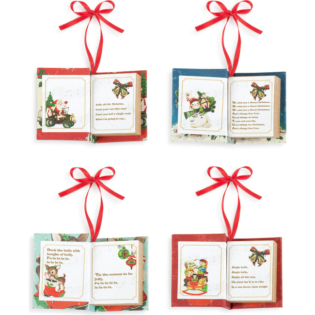 Set of 4 Mini Songbooks - Ornaments - 2