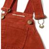 Corduroy Overalls, Brick Red - Overalls - 2