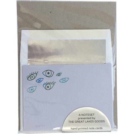 Packet of 6 Eyes Notecard Set - Paper Goods - 1