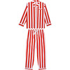 Women's Braddock Long PJ Set, Red - Pajamas - 1 - thumbnail
