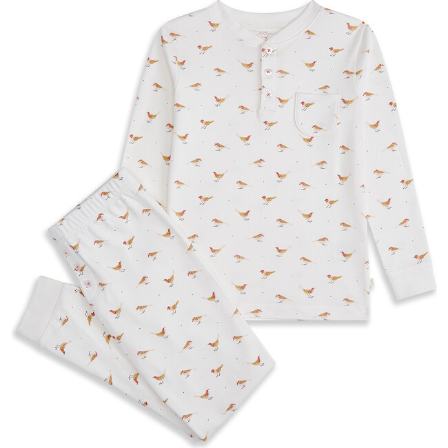 Robin Pyjama, Cream - Pajamas - 1