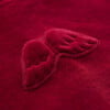 Velour Angel Wing Sweatshirt, Burgundy - Sweatshirts - 2