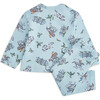 Cowboy 2 Piece Set, Blue - Pajamas - 3