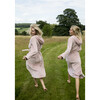 Adult Angel Wing Fleece Robe, Pink - Robes - 3 - thumbnail
