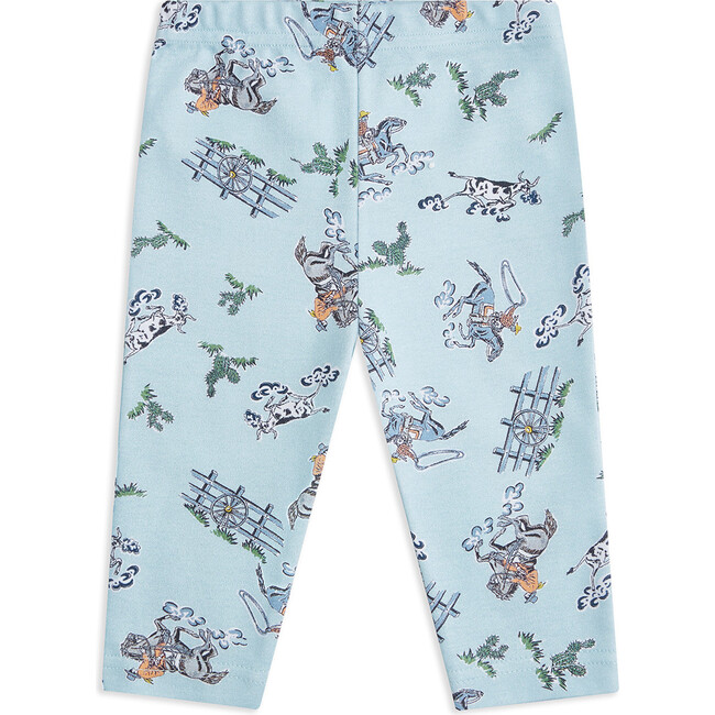 Cowboy 2 Piece Set, Blue - Pajamas - 4