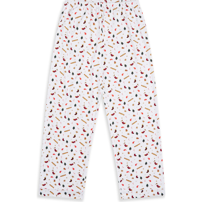 Adult Christmas Print Pyjama, Burgundy - Pajamas - 4