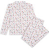 Adult Christmas Print Pyjama, Burgundy - Pajamas - 5