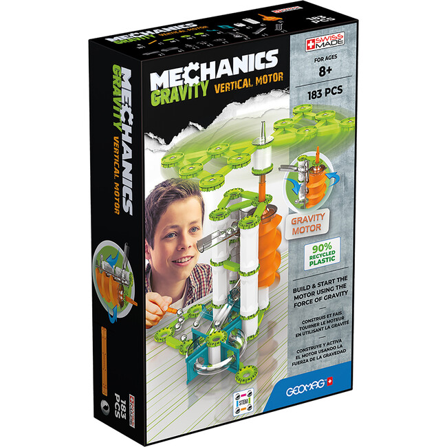 Vertical Motor Recycled, 183 Pieces - STEM Toys - 1