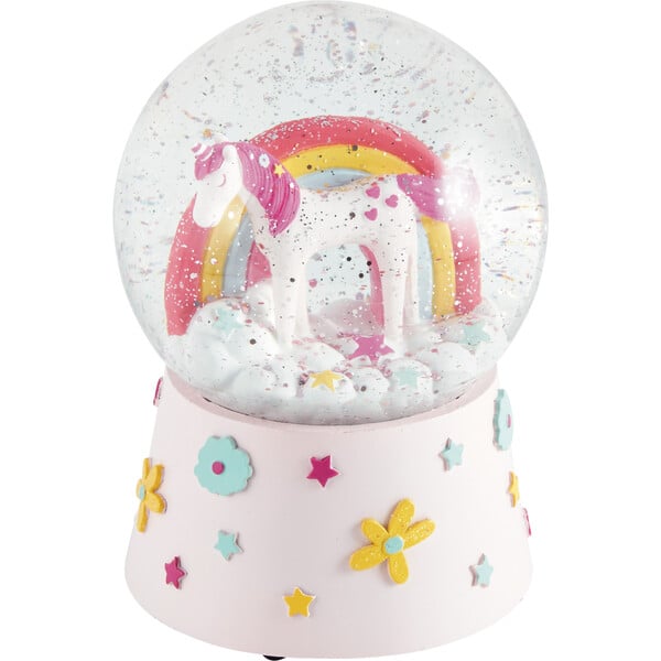 Fairy Unicorn Musical Snow Globe - Floss & Rock Accents | Maisonette