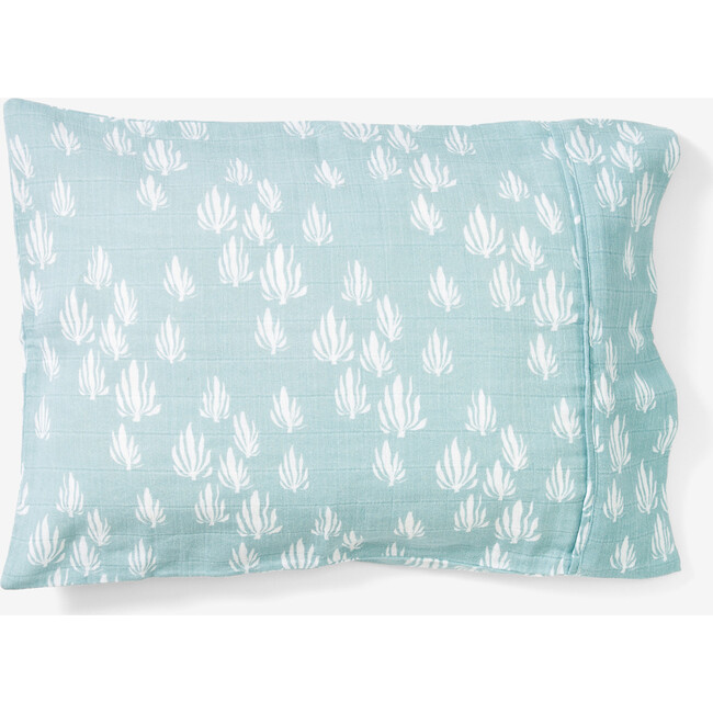Inverse Seaweed Toddler Pillowcase, Bay Blue - Shams - 4