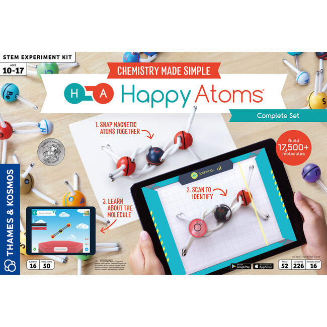 Happy Atoms Complete Set - STEM Toys - 1