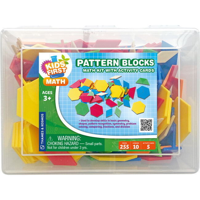 Pattern Blocks Math Kid with Activity Cards - STEM Toys - 3