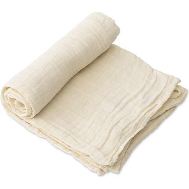 Cotton Muslin Swaddle Blanket , Linen - Swaddles - 3
