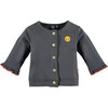 Smile Cardigan, Grey Dove - Cardigans - 1 - thumbnail