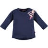 Party Monkey Tee, Deep Blue - Tees - 1 - thumbnail