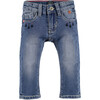 Denim Jeans, Medium Blue - Jeans - 1 - thumbnail