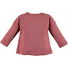 Elephant Long Sleeve Tee, Dusty Rose - Tees - 2