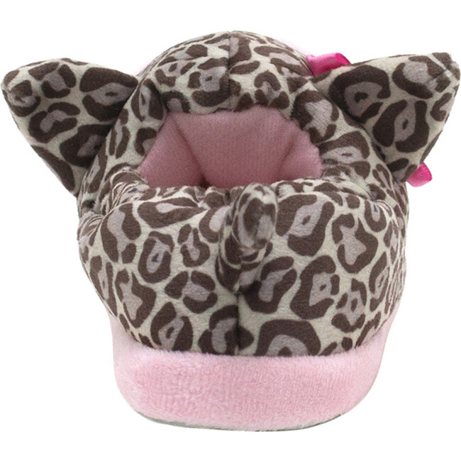 Emelie Leopard Slippers, Pink/Brown - Slippers - 4
