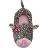 Emelie Leopard Slippers, Pink/Brown - Slippers - 6 - thumbnail
