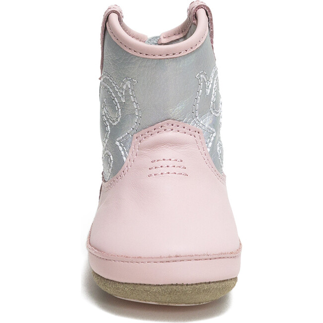 Winona Western Leather Bootie, Pink - Boots - 3