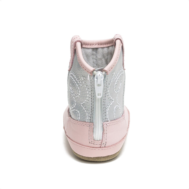 Winona Western Leather Bootie, Pink - Boots - 4
