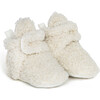 Sherpa Snap Booties, Ivory - Booties - 1 - thumbnail