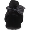 Holiday Bow Snap Booties, Black - Booties - 3