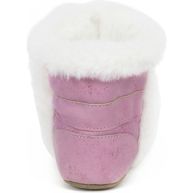 Classic Faux Fur Boots, Pink - Boots - 4