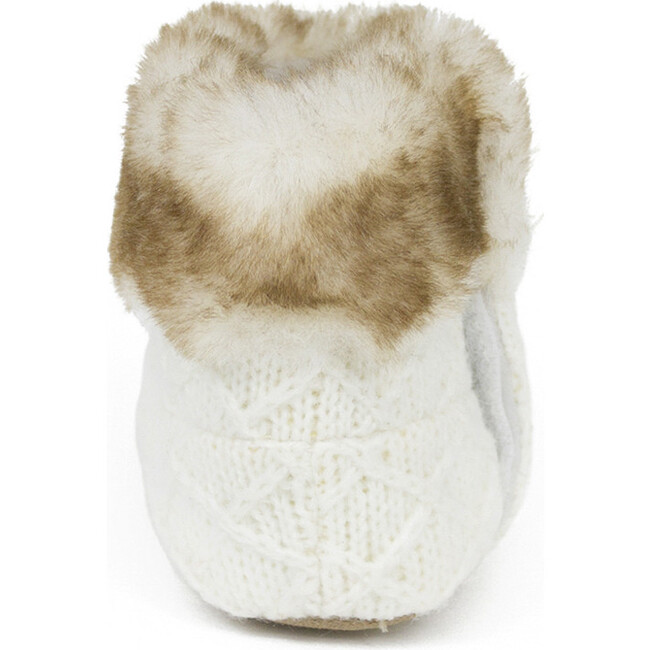 Daphne Knit Boots, Cream - Boots - 4