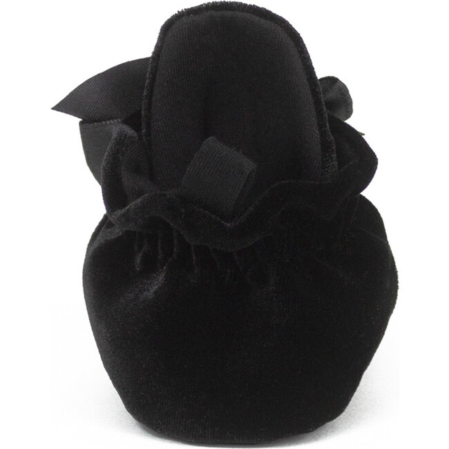 Holiday Bow Snap Booties, Black - Booties - 4