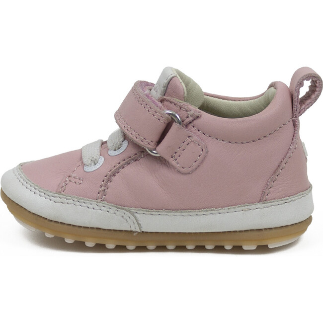 Mistan Leather Sneaker, Blush Pink
