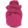 Sherpa Snap Booties, Bright Pink - Booties - 3