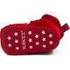 Holiday Bow Snap Booties, Red - Booties - 5