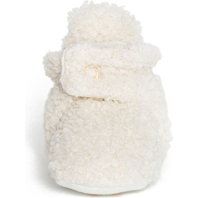 Sherpa Snap Booties, Ivory - Booties - 3